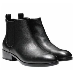 Cole Haan Landsman Chelsea Boot Genuine Leather Black Women's Size 9 Pull-On